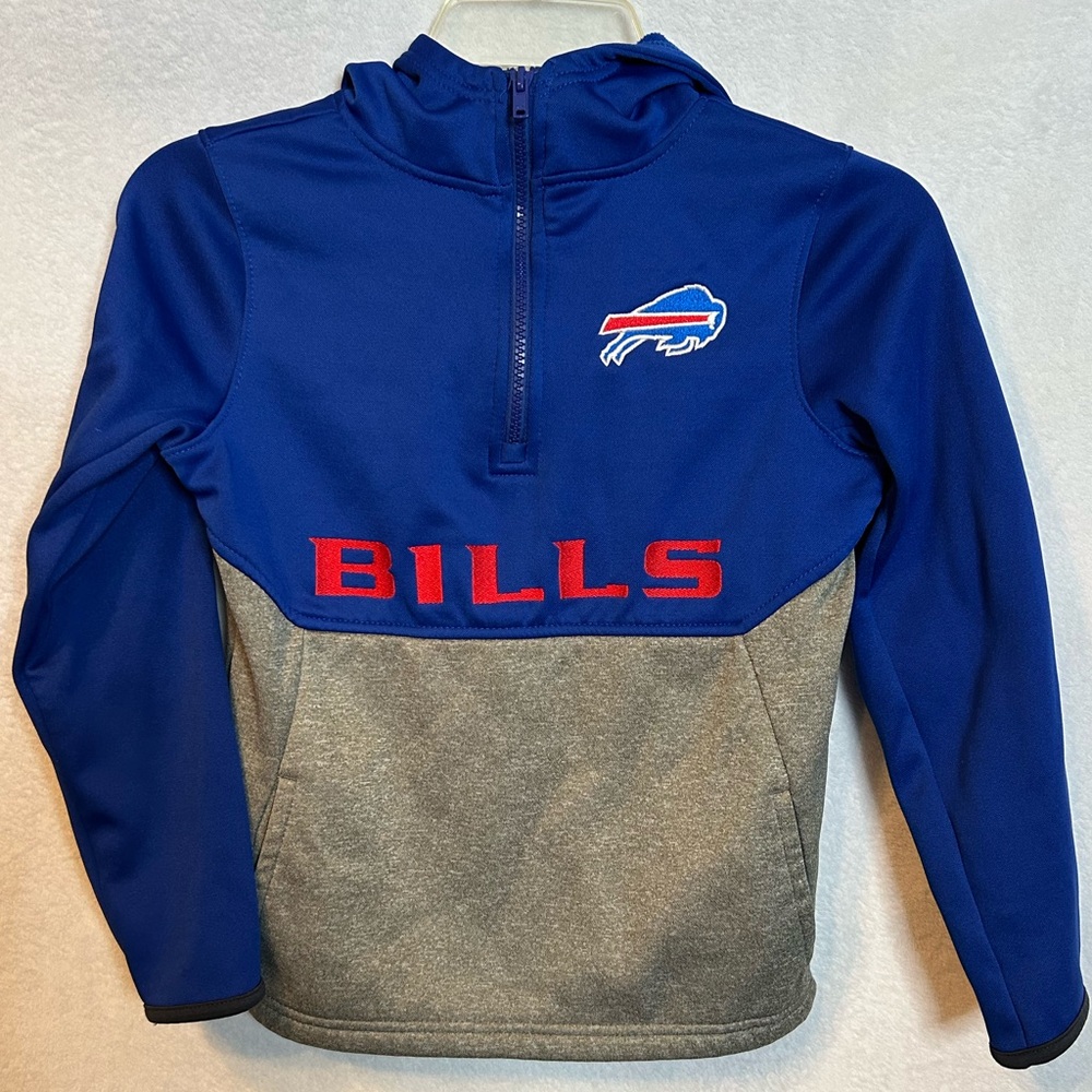 Youth Buffalo Bills 1/4 Zip Hoodie